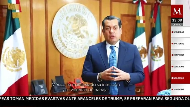 Presidente de la Cámara de Diputados respalda a Sheinbaum tras imposición de aranceles de EU