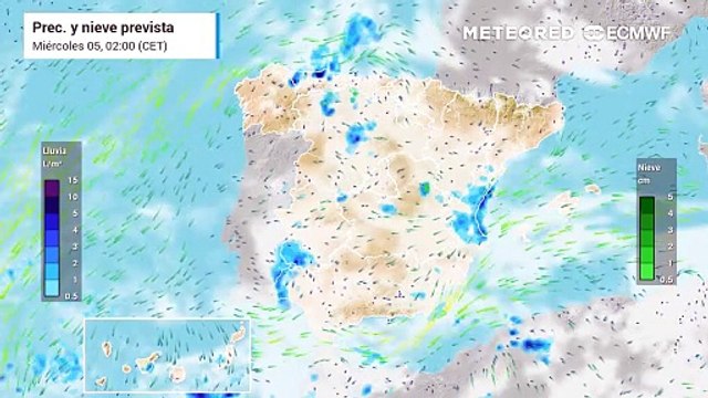 En las próximas horas seguirán las fuertes lluvias en varias zonas de España
