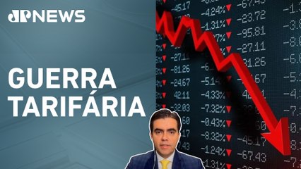 Bolsas de Valores caem após implementação de ‘tarifaço’ de Trump a México, Canadá e China