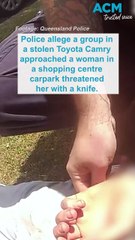 Two arrested after threatening women in carpark while armed with a knife