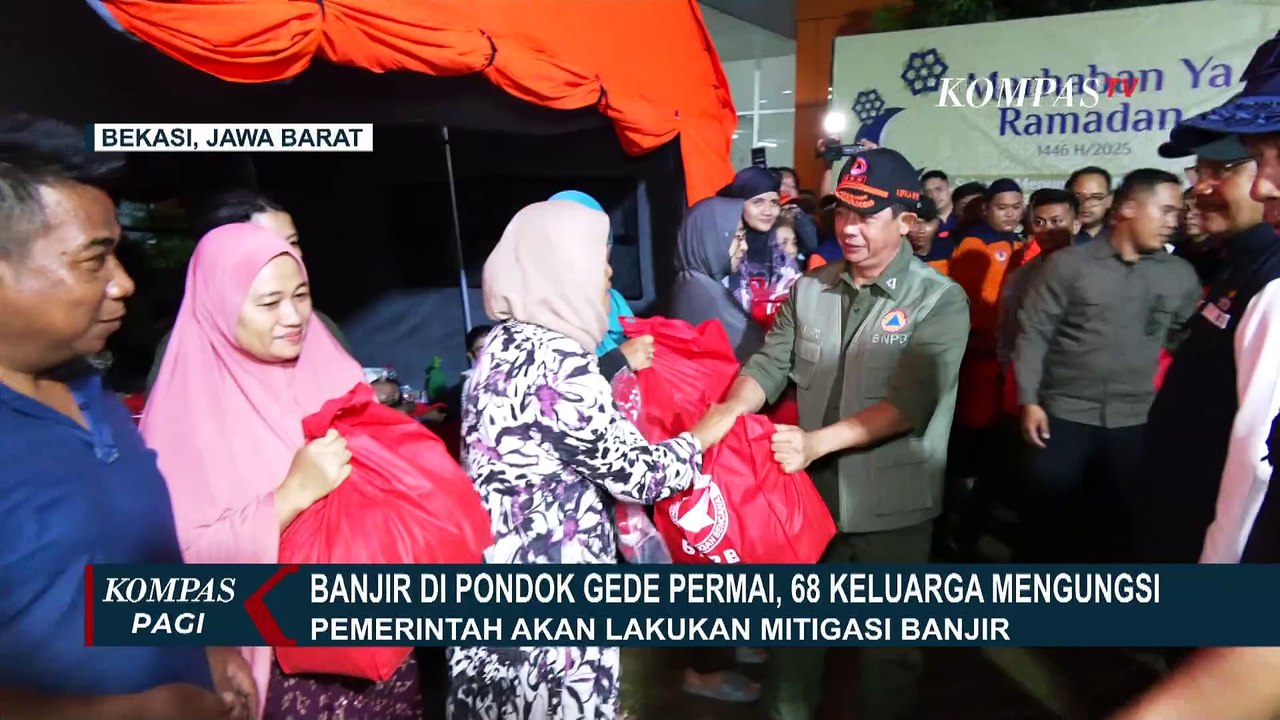 Mensos dan BNPB Salurkan Bantuan ke Posko Pengungsian Korban Banjir di Bekasi | BENCANA BANJIR