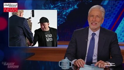 Jon Stewart Calls Out Elon Musk for Flaking on Interview Offer: "You Know That's Bulls**t" | THR News Video