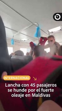 Tensión en las Maldivas: Rescate exitoso de pasajeros tras hundimiento parcial de lancha