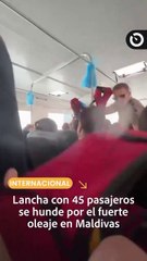 Tensión en las Maldivas: Rescate exitoso de pasajeros tras hundimiento parcial de lancha
