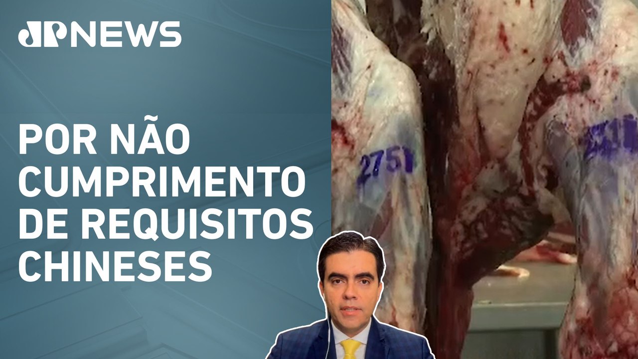 China anuncia suspensão temporária de importação de carne bovina de três frigoríficos brasileiros