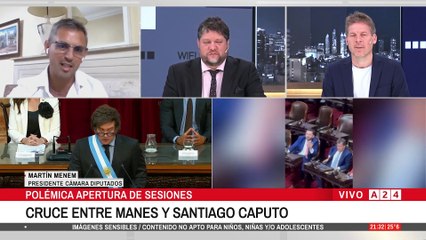 📣 MARTÍN MENEM: "NO HUBO AGRESIÓN FÍSICA CONTRA FACUNDO MANES"