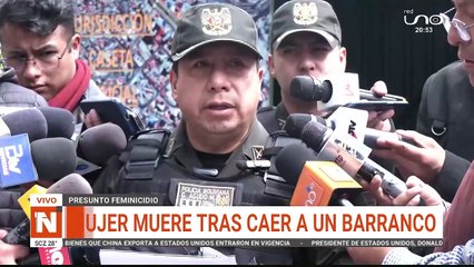 MUJER FALLECE TRAS CAER  A UN BARRANCO