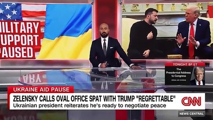 Zelensky describes Oval Office meeting as ‘regrettable,’ says he is ready to negotiate peace