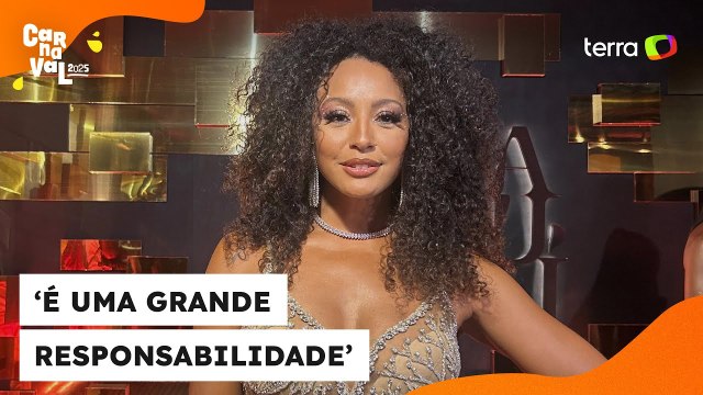 Sheron Menezzes revela nervosismo e ansiedade antes de desfile pela Portela: ‘Fico assim todo ano’