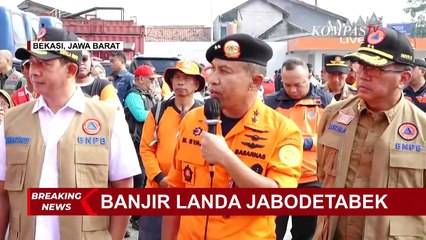 BNPB Prioritaskan Evakuasi dan Penuhi Kebutuhan Logistik Bagi Korban Banjir Jabodetabek