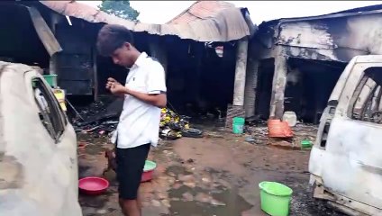 Incendio  devastador en Yapacaní deja pérdidas