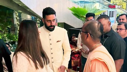 Aishwarya Rai Bachchan और Abhishek Bachchan ने Matching कपड़े पहन शादी की attend, Fans हुए खुश !