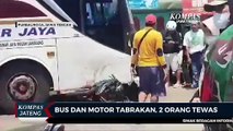 Bus dan Motor Tabrakan di  Purbalingga, 2 Orang Tewas