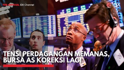 Tensi Perdagangan Memanas, Bursa AS Koreksi Lagi