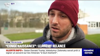 Le gouvernement relance le projet de "congé de naissance"