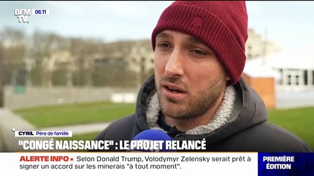 Le gouvernement relance le projet de congé de naissance