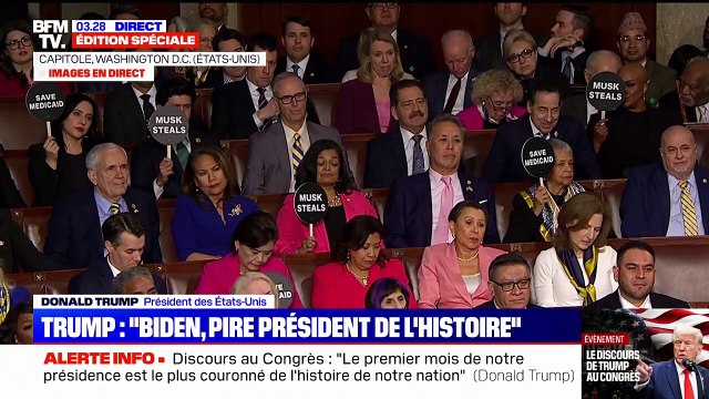 Ukraine, budget, douane... Le discours de Donald Trump devant le Congrès américain en intégralité