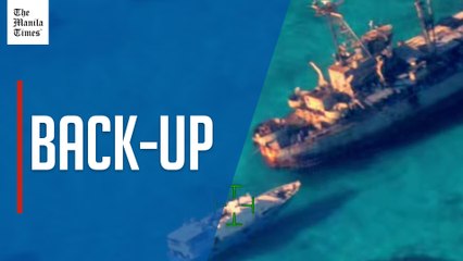 BRP Sierra Madre gets support in resupply mission at Ayungin Shoal