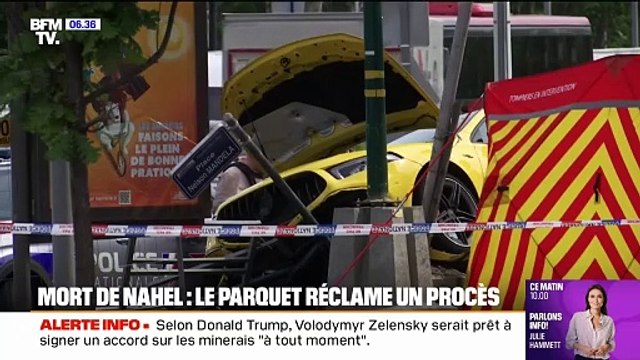 Mort de Nahel: le parquet requiert un procès pour meurtre contre le policier auteur du tir