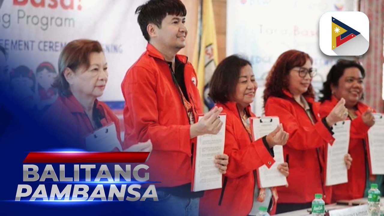DSWD, LGUs, at mga unibersidad, nagkasundo para sa pagpapatupad ng ‘Tara Basa!' tutoring program