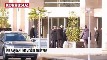 İBB Başkanı İmamoğlu, diploma soruşturması için adliyede