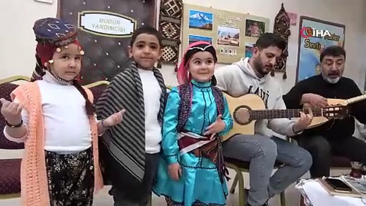 Ağrı’da unutulmaya yüz tutan gelenekler yeni nesillere aktarılıyor