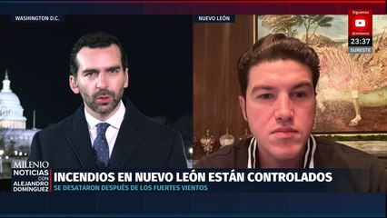 Samuel García habla sobre los incendios en Nuevo León y su causa