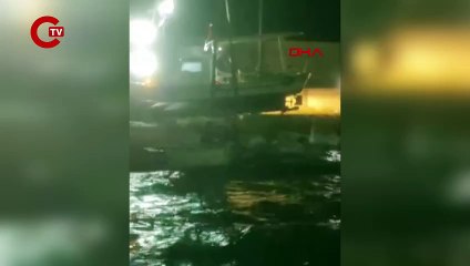 Hatay'da fırtına esareti... Tekneler alabora oldu, ağaçlar devrildi!