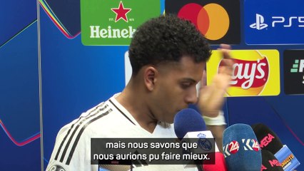 Rodrygo : "Nous aurions pu faire mieux"