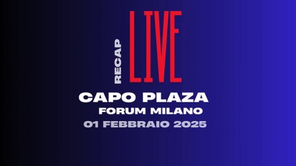 RECAP LIVE - CAPO PLAZA