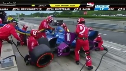 IndyCar Series 2014_Manche 3_Honda Indy Grand Prix of Alabama_Résumé de la course (en français - Motors TV - France) [RaceFan96]
