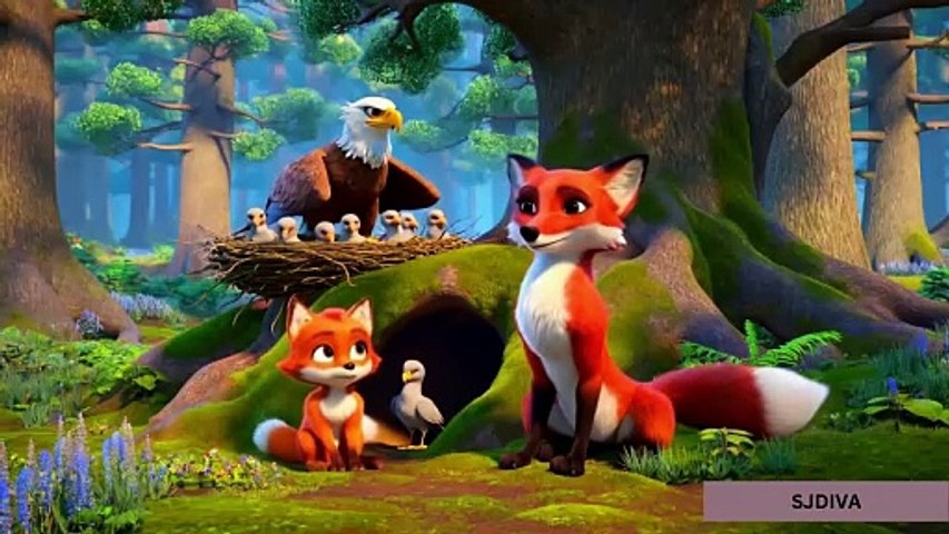 THE EAGLE AND THE FOX - CARTOON
