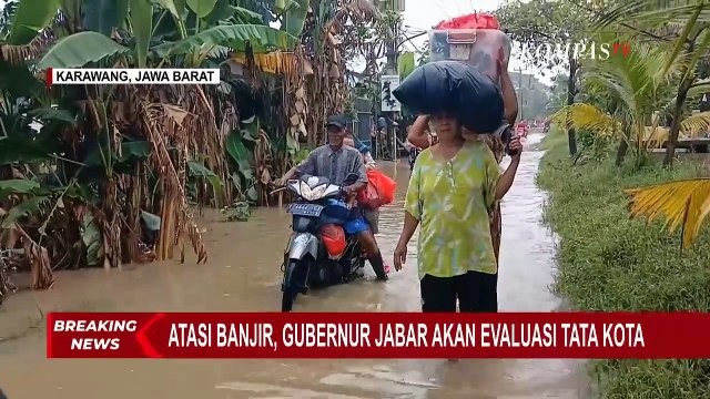 Gubernur Jabar Dedi Mulyadi Tinjau Banjir Karawang, Janjikan Pembangunan Rumah dan Bendungan