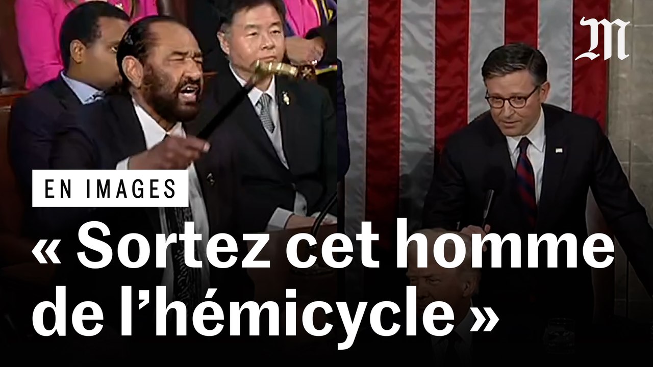 Un élu démocrate expulsé pendant le discours de Donald Trump