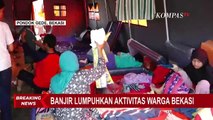 Banjir di Bekasi Lumpuhkan Aktivitas Warga