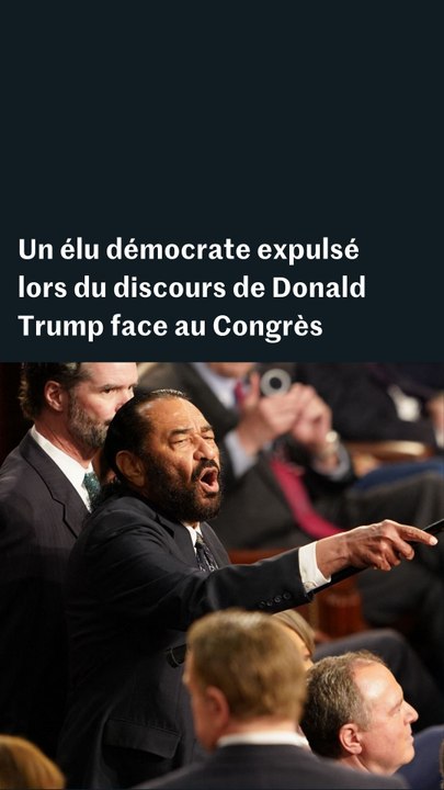 Un élu démocrate expulsé pendant le discours de Donald Trump