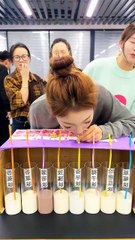 Milk competition 🤤#viral#trending#dailymotion#shorts#shortfeed