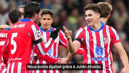 Simeone : “Je pense que nous avons maîtrisé le match”
