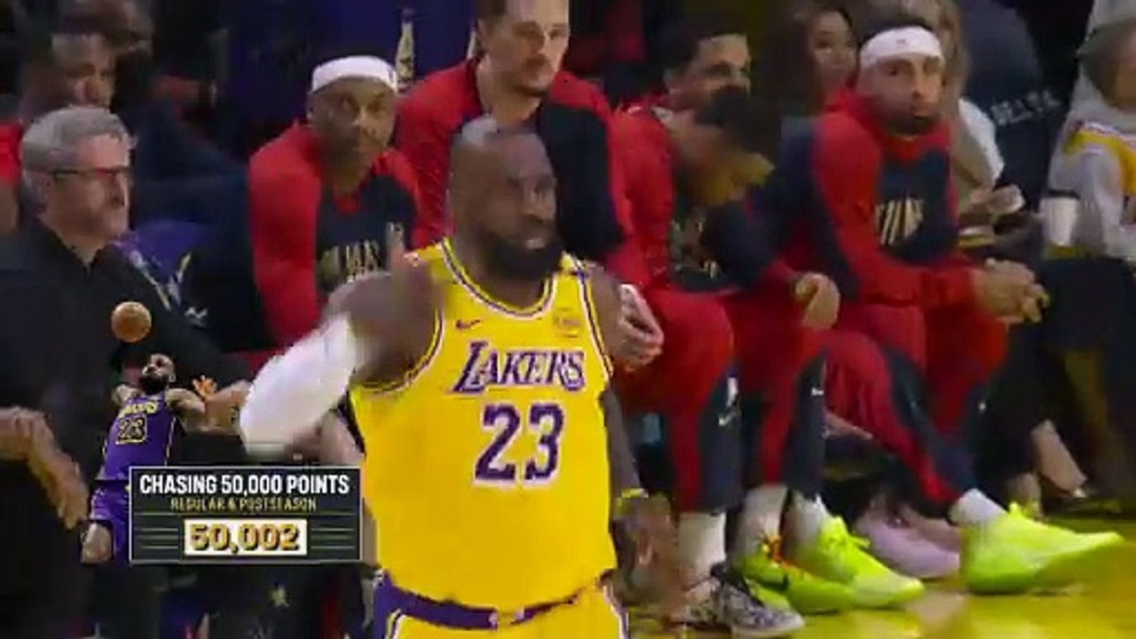 LeBron James surpasses 50,000 points as Lakers extend win streak