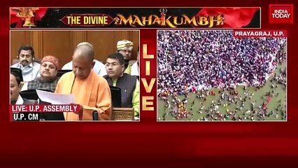 Yogi Adityanath defends Mahakumbh against criticism in assembly