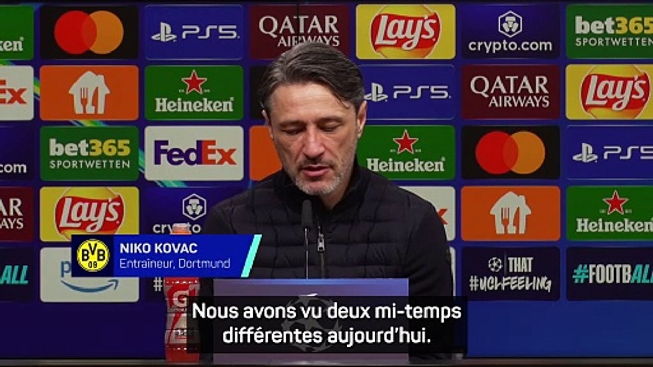 Kovac : "En deuxième mi-temps, nous n'avions plus aucun contrôle"