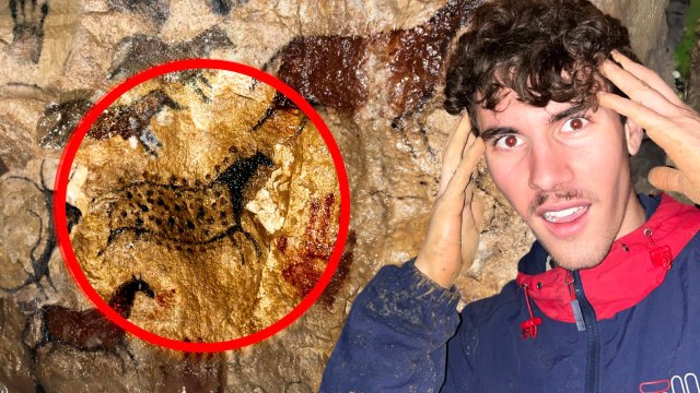 On découvre d’anciennes peintures rupestres 😳