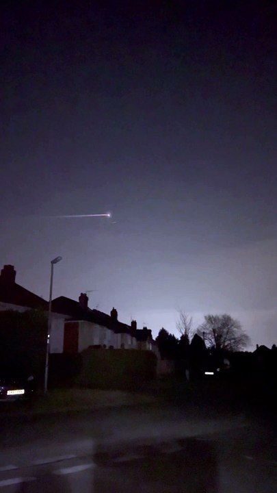 Surrey man baffled after unexpectedly catching sight of SpaceX Falcon 9 rocket debris