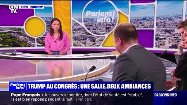 Donald Trump au Congrès: un discours sous tension, avec une division marquée entre démocrates et républicains