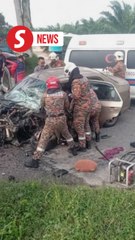Car crash kills 59-year-old woman, injures three others