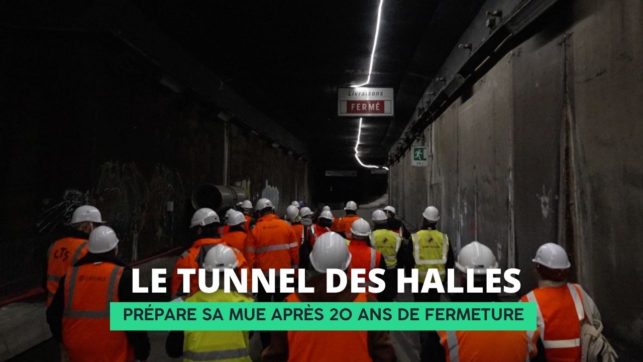 Le tunnel des Halles prépare sa mue après 20 ans de fermeture