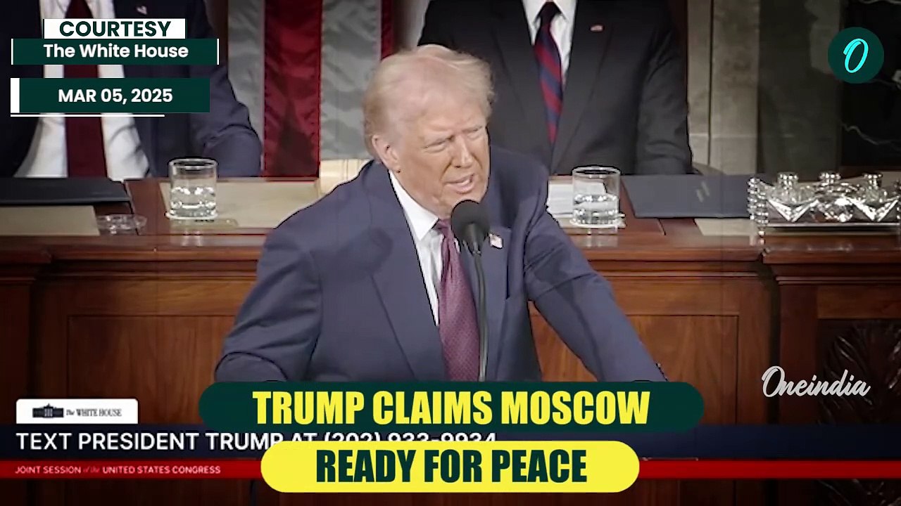 Trump Stuns U.S Congress: Calls for Ukraine-Russia Ceasefire, Clashes with Lawmakers Against Ukraine