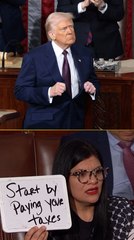 Las protestas contra Trump en  el Congreso: “Musk roba”