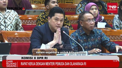 Erick Thohir Sampaikan Target dan Rencana Timnas ke Komisi X