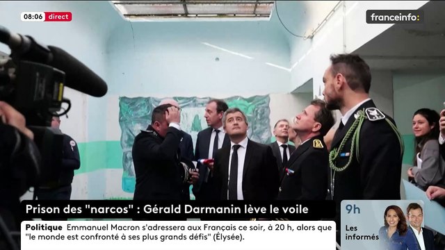 Le ministre de la Justice Gérald Darmanin annoncera demain soir quelle prison accueillera d’ici à fin juillet les cent narcotrafiquants les plus dangereux - VIDEO